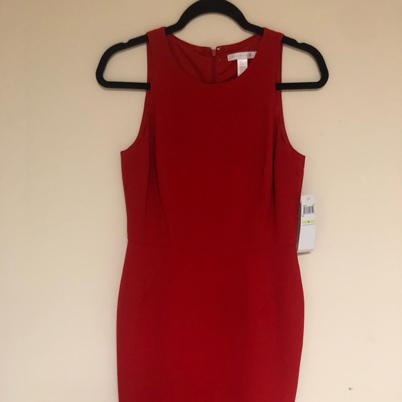 London - NWT - Red - Sleeveless Dress - size 4 - Picture 5 of 6